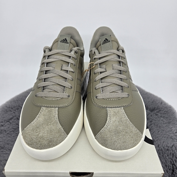 New adidas VL Court 3.0 Clay Core Black Men's Shoes Size 10 - Picture 2 of 8